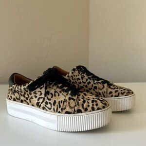 Leopard Platform Sneakers